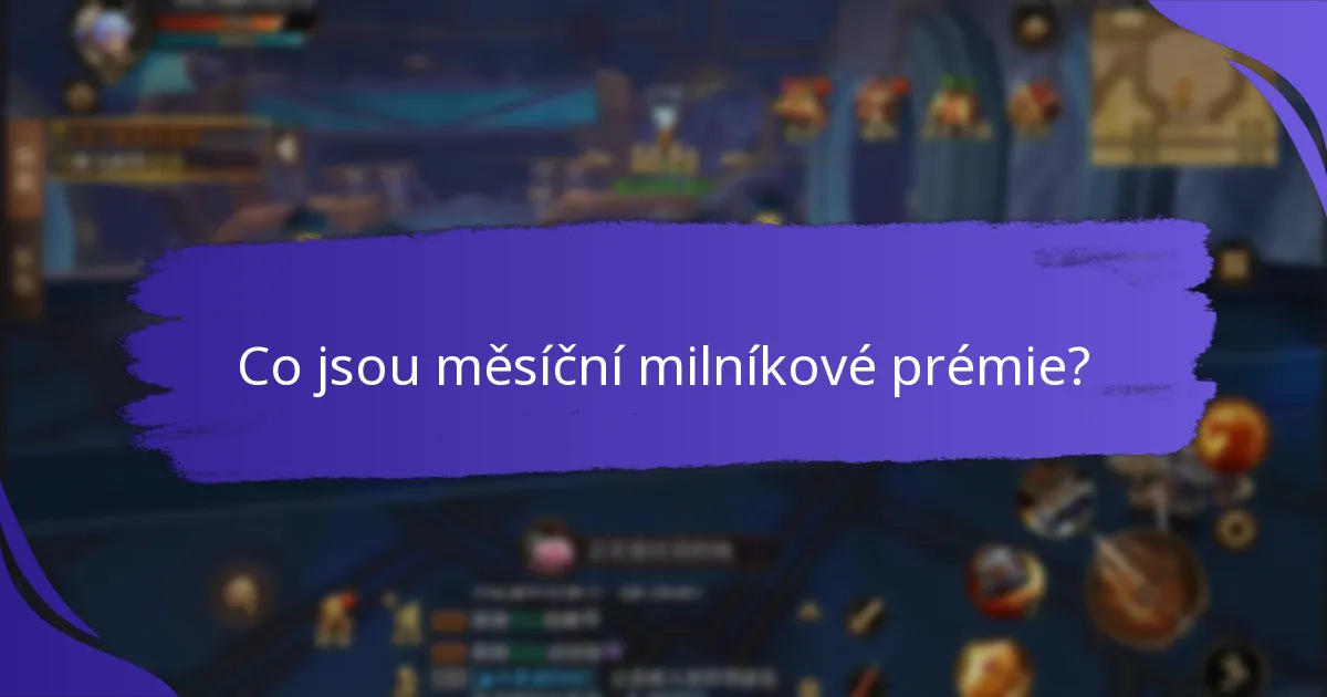 Jak měsíční milníkové prémie motivují k dosažení dlouhodobých cílů?