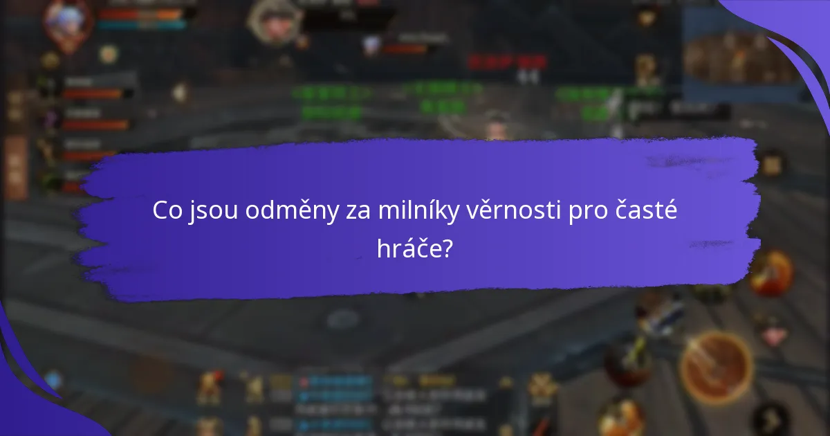 Jaké typy odměn mohou častí hráči získat?