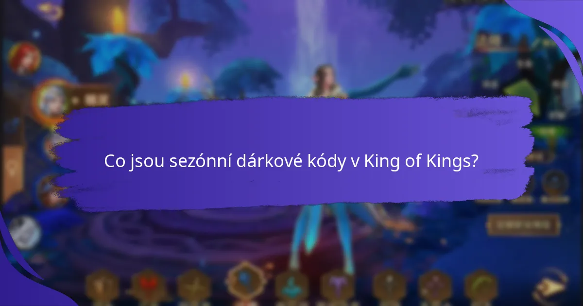 Jak vyměnit sezónní dárkové kódy v King of Kings?