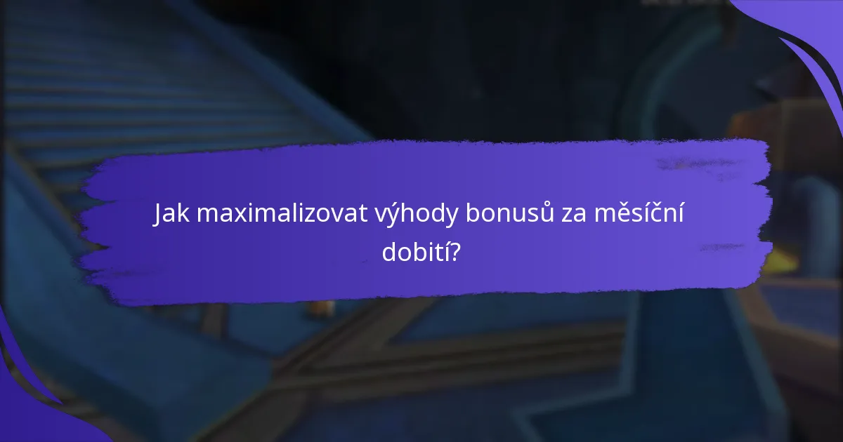 Jaké společnosti nabízejí významné programy bonusů za měsíční dobití?